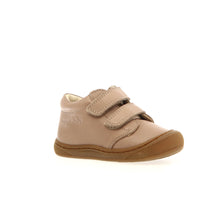 Load image into Gallery viewer, NATURINO COCOON WIDE UNISEX VELCRO FIRST WALKERS TAUPE HONEY SOLE