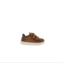 Load image into Gallery viewer, NATURINO HASSELT BOYS VELCRO SNEAKER COGNAC ANTHRACITE