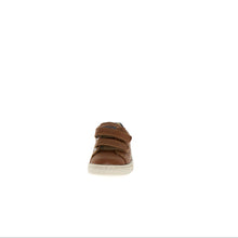 Load image into Gallery viewer, NATURINO HASSELT BOYS VELCRO SNEAKER COGNAC ANTHRACITE