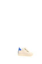 Load image into Gallery viewer, FALCOTTO ADAM BOYS FIRST WALKER SNEAKER VELCRO MILK AZURE