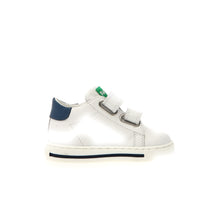 Load image into Gallery viewer, FALCOTTO SASHA WHITE GREEN BOYS FIRST WALKER SNEAKERS VELCRO