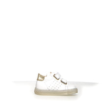Load image into Gallery viewer, FALCOTTO VENUS WHITE PLATINUM GIRL FIRST WALKER SNEAKER VELCRO