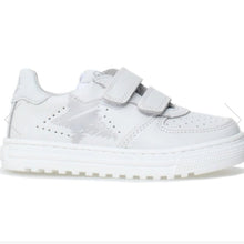 Load image into Gallery viewer, NATURINO HESS UNISEX WHITE LEATHER VELCRO SNEAKERS