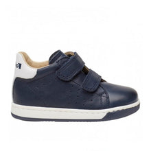 Load image into Gallery viewer, FALCOTTO ADAM BOYS FIRST WALKER SNEAKER NAVY WHITE VELCRO