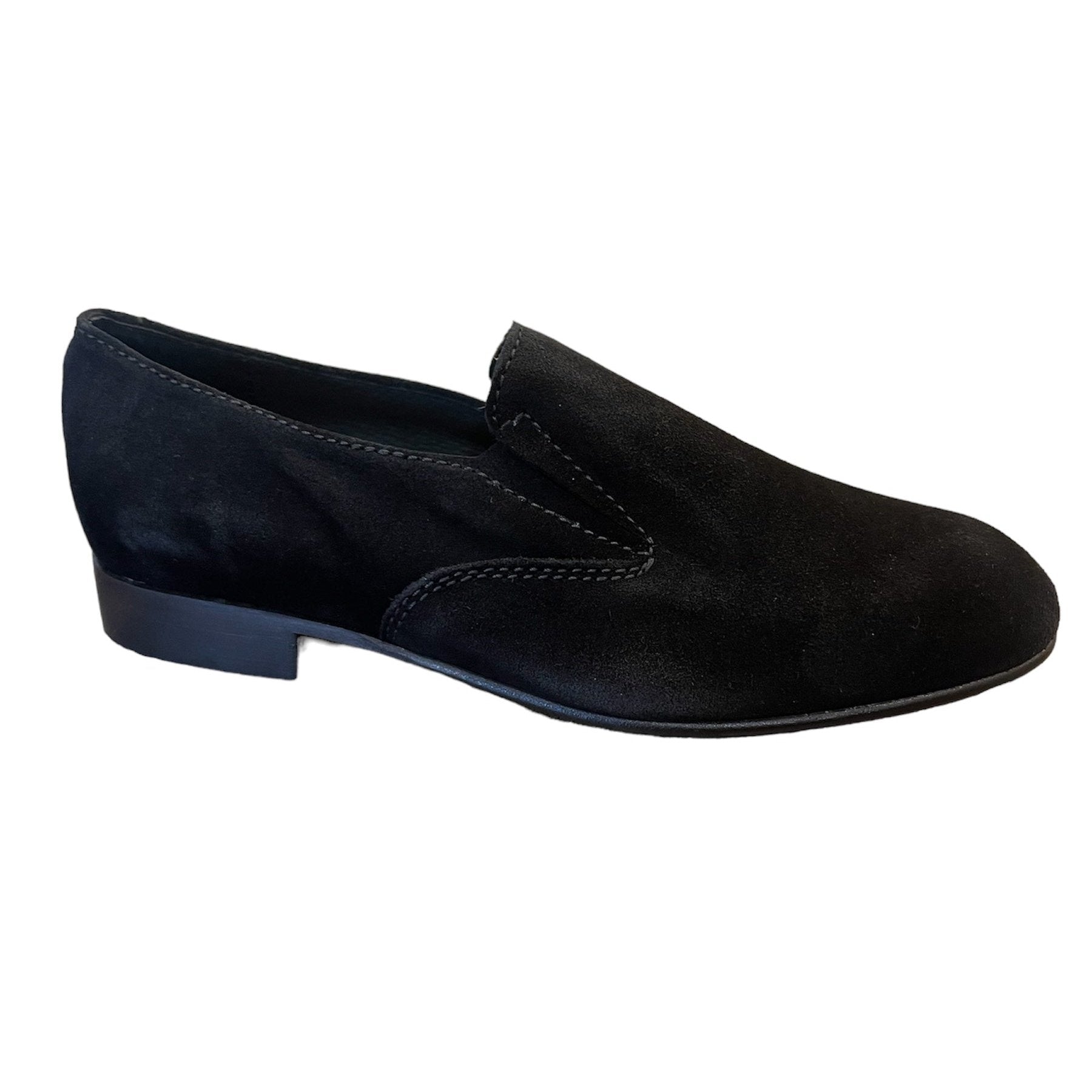 BEBERLIS 24019 BOYS SLIP ON SUEDE LOAFER BLACK