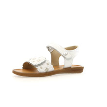 Load image into Gallery viewer, NATURINO CHEVE WHITE GIRLS VELCRO SANDALS