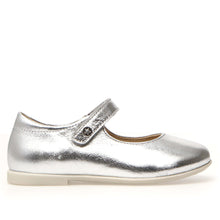 Load image into Gallery viewer, NATURINO DARLING GIRLS SILVER LEATHER MARY JANE