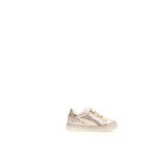 Load image into Gallery viewer, NATURINO EINDHOVEN GIRLS PLATINUM GOLD LEATHER VELCRO SNEAKER