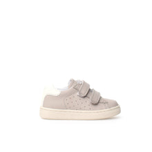 Load image into Gallery viewer, NATURINO HASSELT BEIGE UNISEX VELCRO LEATHER SNEAKER MILK
