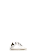 Load image into Gallery viewer, NATURINO HASSELT GIRLS LEATHER VELCRO SNEAKERS WHITE PLAT