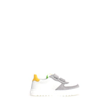 Load image into Gallery viewer, NATURINO HESS BOYS VELCRO LEATHER SNEAKERS GREY YELLOW