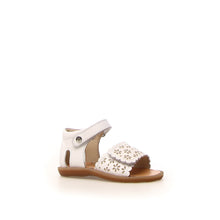 Load image into Gallery viewer, NATURINO MAYA GIRLS FIRST WALKER SANDAL WHITE