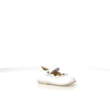 Load image into Gallery viewer, NATURINO OLYA WHITE GIRLS LEATHER VELCRO MARYJANES