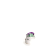 Load image into Gallery viewer, NATURINO PINN WHITE ROSE GIRLS LEATHER VELCRO SNEAKERS