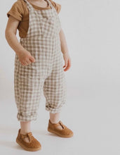 Load image into Gallery viewer, CONSCIOUSLY BABY UNISEX LEATHER WOVEN T BAR SHOE