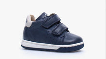 Load image into Gallery viewer, FALCOTTO ADAM BOYS FIRST WALKER SNEAKER NAVY WHITE VELCRO