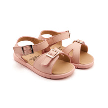 Load image into Gallery viewer, OLDSOLES FRESH CUT GIRLS FIRST WALKER SANDAL PINK