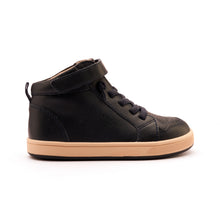 Load image into Gallery viewer, OLDSOLES THE SKILL BOYS LEATHER HIGH TOP SNEAKER MARINO