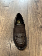 Load image into Gallery viewer, BLUBLONC HALIMA EMBOSSED BROWN CHUNKY LOAFER
