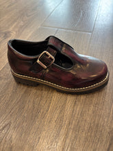 Load image into Gallery viewer, BLUBLONC BAMBI GIRLS T STRAP BURGUNDY DRESS SHOE
