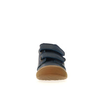 Load image into Gallery viewer, NATURINO COCOON WIDE BOYS FIRST WALKER VELCRO SNEAKERS NAVY
