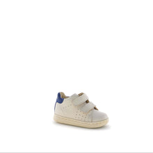 Load image into Gallery viewer, FALCOTTO ADAM BOYS FIRST WALKER SNEAKER VELCRO MILK AZURE S26
