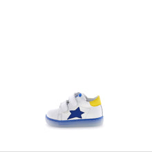 Load image into Gallery viewer, FALCOTTO SASHA BOYS FIRST WALKER VELCRO SNEAKER WHITE AZURE
