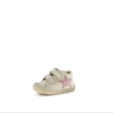 Load image into Gallery viewer, NATURINO KOLDE GIRLS FIRST WALKER SNEAKER MILK PLATINUM CIPRIA
