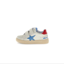 Load image into Gallery viewer, NATURINO PINN BOYS VELCRO SNEAKER MILK MARE RED
