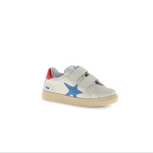 Load image into Gallery viewer, NATURINO PINN BOYS VELCRO SNEAKER MILK MARE RED
