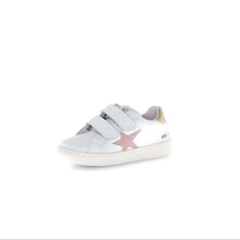 Load image into Gallery viewer, NATURINO PINN GIRLS VELCRO SNEAKERS WHITE PINK PLATINUM
