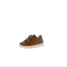 Load image into Gallery viewer, NATURINO HASSELT BOYS VELCRO SNEAKER COGNAC ANTHRACITE
