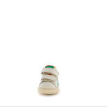 Load image into Gallery viewer, FALCOTTO SALAZAR BOYS FIRST WALKER VELCRO SNEAKER  MILK YELLOW GREEN
