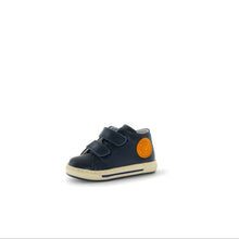 Load image into Gallery viewer, FALCOTTO MICHAEL 3 BOYS FIRST WALKER SNEAKER NAVY-ORANGE
