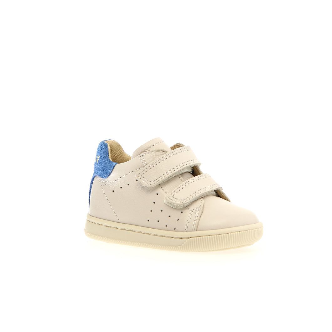FALCOTTO ADAM MILK OLTREMARE BOYS FIRST WALKER SNEAKER VELCRO