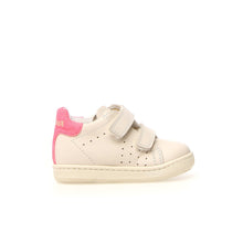 Load image into Gallery viewer, FALCOTTO ADAM GIRLS FIRST WALKER SNEAKER MILK CANDY VELCRO
