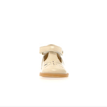 Load image into Gallery viewer, FALCOTTO MALUKU GIRLS T STRAP FIRST WALKER DRESS SHOE MILK
