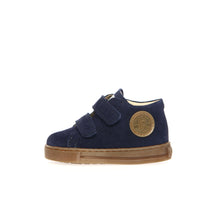 Load image into Gallery viewer, FALCOTTO MICHAEL 2 BOYS FIRST WALKER VELCRO SUEDE SNEAKER NAVY ANTHRACITE
