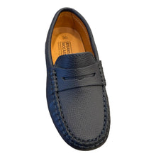 Load image into Gallery viewer, ATLANTA MOCASSIN UNISEX SLIP ON PENNY LOAFER BLUE

