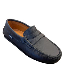 Load image into Gallery viewer, ATLANTA MOCASSIN UNISEX SLIP ON PENNY LOAFER BLUE
