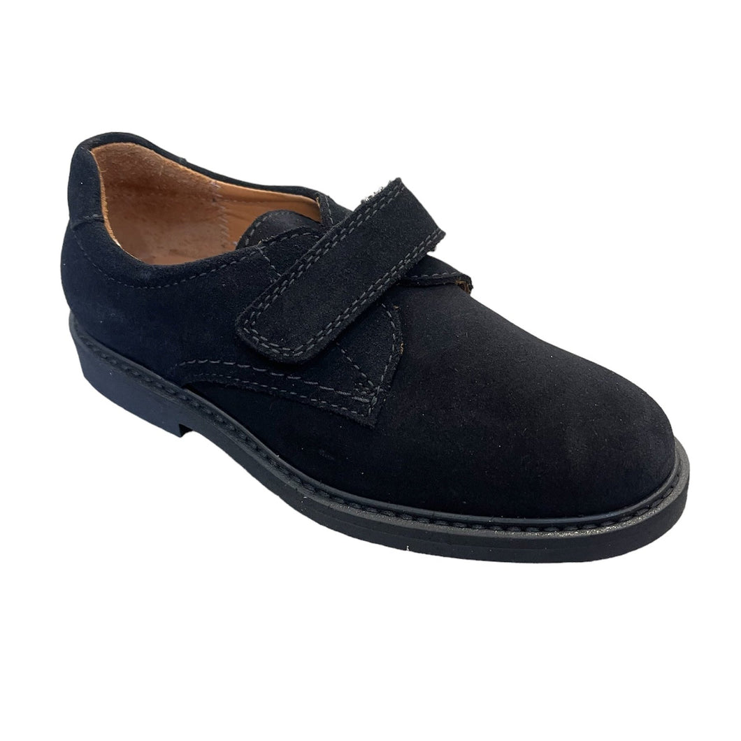 BEBERLIS MIKENO BOYS SUEDE VELCRO SHOE BLACK