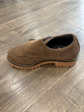 Load image into Gallery viewer, BLUBLONC HARPER BOYS TAUPE SUEDE WINGTIP MUNK STRAP DRESS SHOE
