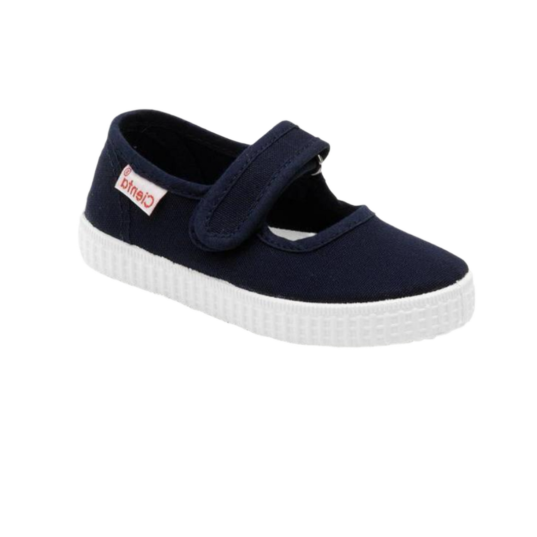 CIENTA 5600 GIRLS CANVAS MARY JANE DENIM