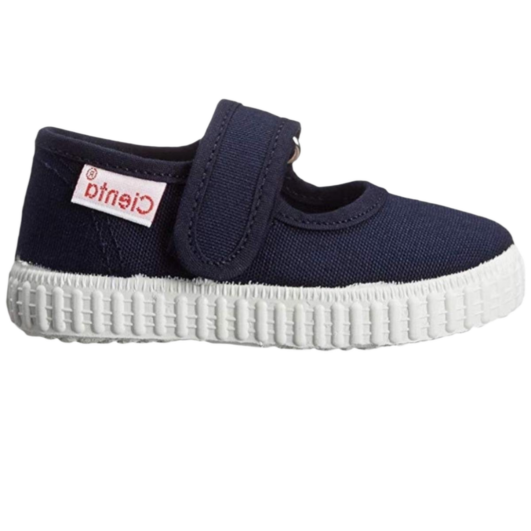 CIENTA GIRLS CANVAS MARY JANE 56000 NAVY