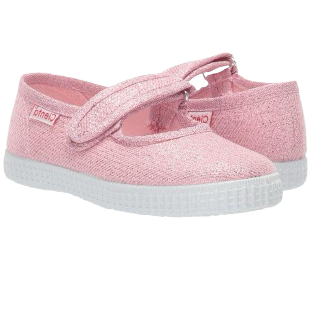 CIENTA GIRLS GLITTER MARY JANE 56013  PINK