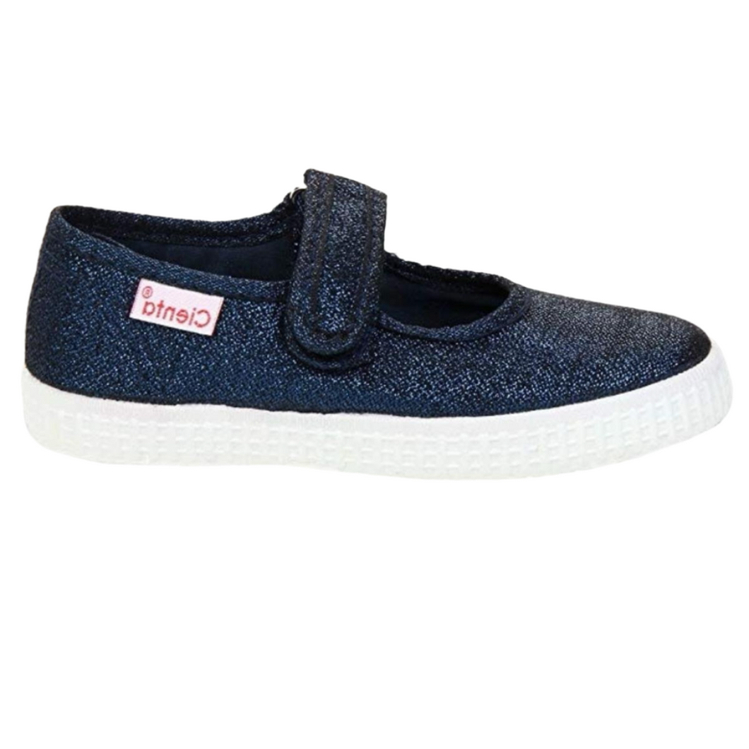 CIENTA GIRLS GLITTER MARY JANE 56013 NAVY