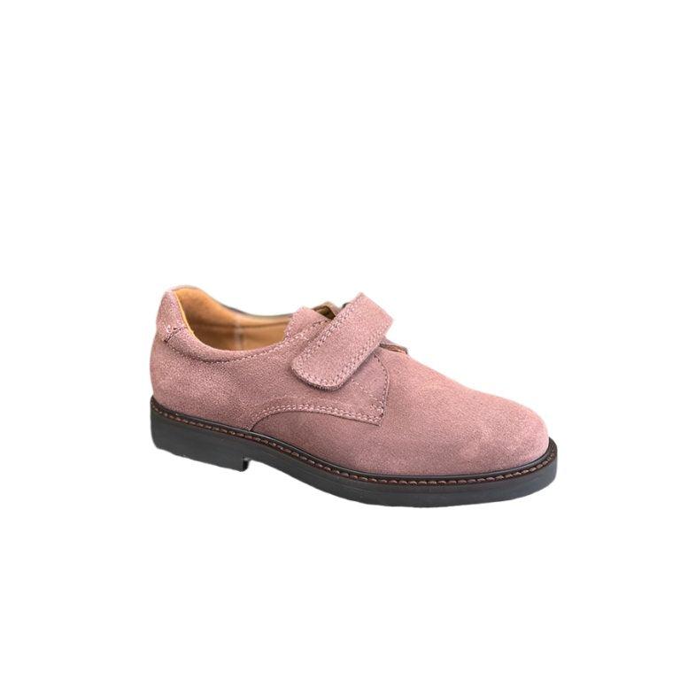 BEBERLIS MIKENO BOYS SUEDE VELCRO SHOES LATTE