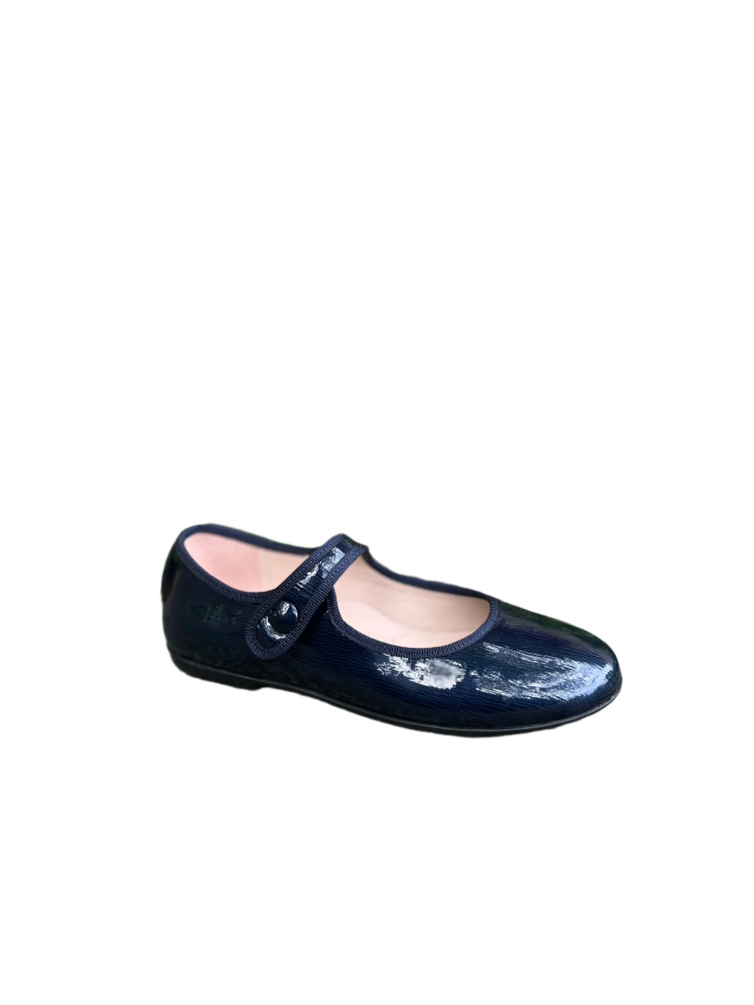 BEBERLIS 23353 GIRLS PATENT LEATHER MARY JANE NAVY