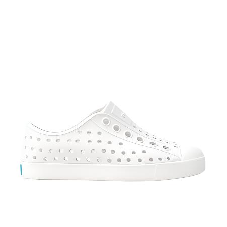 NATIVE SHOES JEFFERSON KIDS SLIP ON SNEAKER WHITE