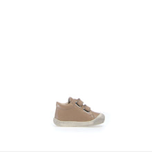 Load image into Gallery viewer, NATURINO COCOON BOYS FIRST WALKER VELCRO SNEAKER TAUPE SOLE BONE

